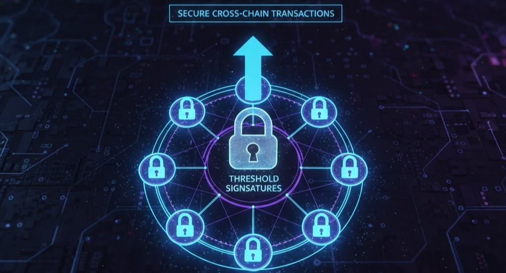 Chainflip security model showing validators and threshold signatures