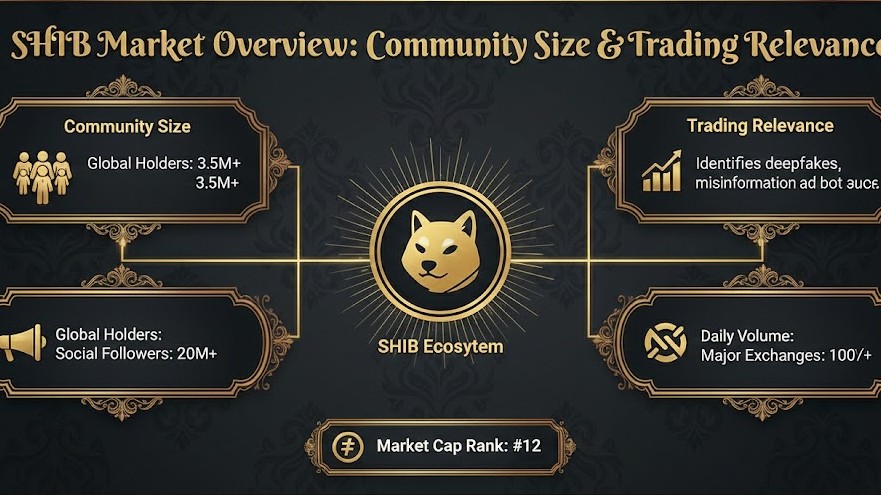 SHIB market overview showing community size and trading relevance