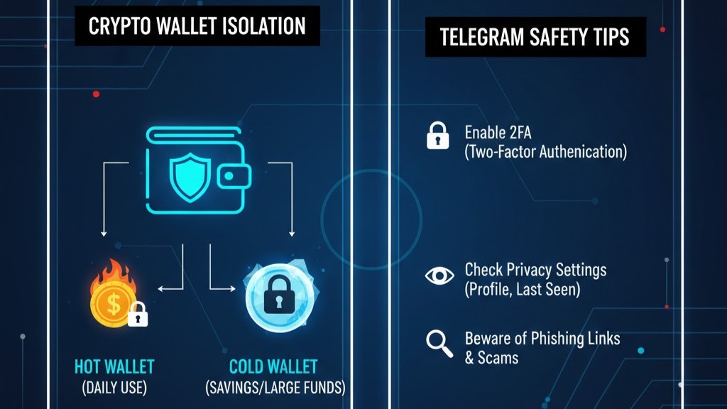 Scam red flags checklist for Telegram tap-to-earn apps